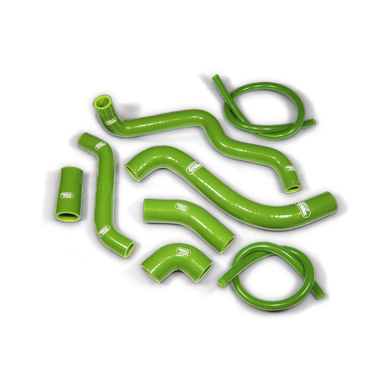 SAMCO SPORT Silicone Hose Kit green for Aprilia RSV1000 RSV1000 Tuono model year 1998-2005