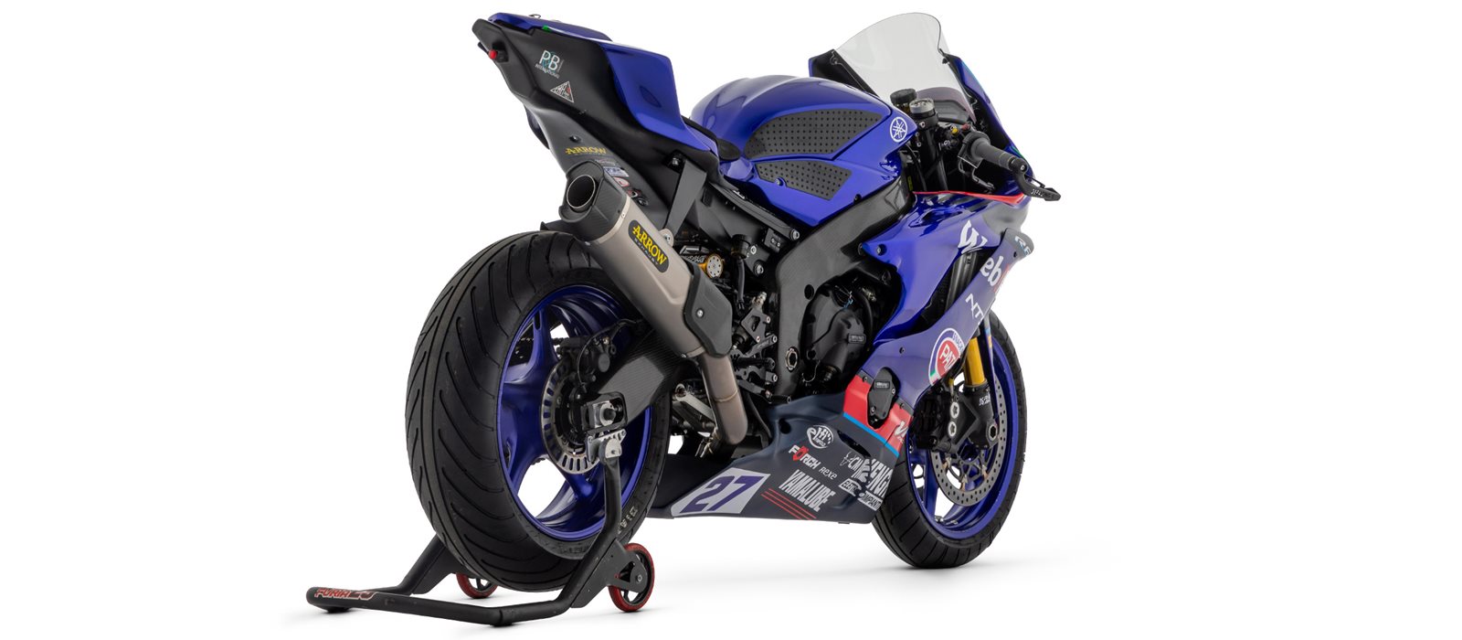 ARROW Exhaust Full Racing System INDY RACE COMPETITION EVO for Yamaha YZF-R6 2017-, Titanium