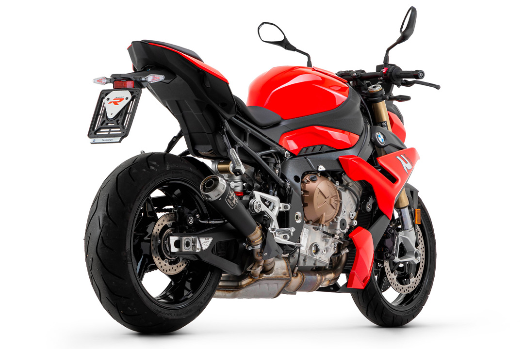 ARROW PRO RACE DARK NiChrome Exhaust for BMW S1000R from model year 2021-
