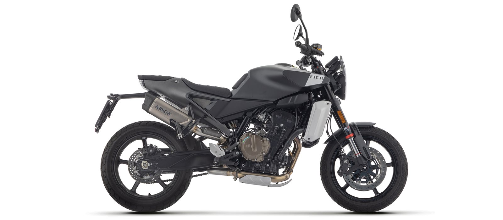 ARROW Exhaust INDY RACE EVO Titanium Sleeve for Husqvarna Svartpilen 801 Model Year 2024-
