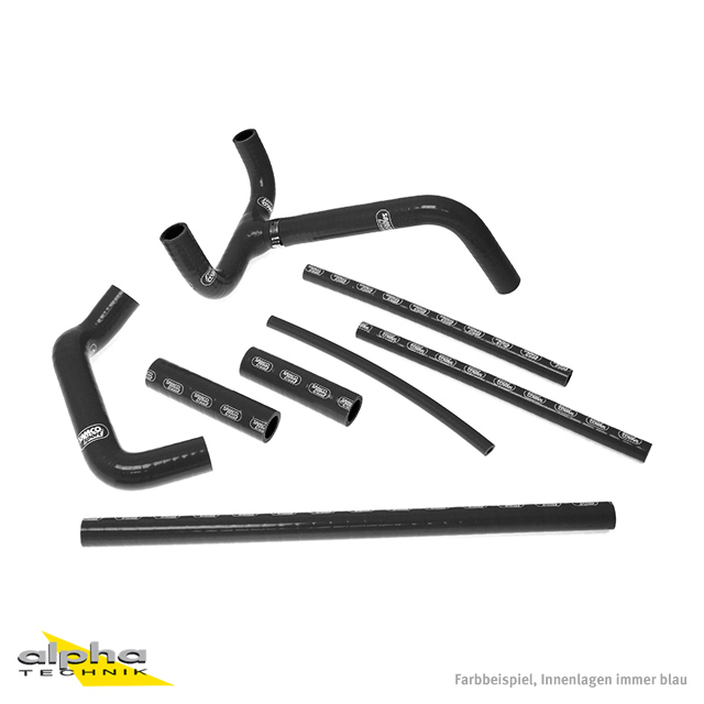 SAMCO SPORT Silicone Hose Kit Black for KTM 625 SMC 640 LC4 Supermoto 640 Enduro 660 LC4 1994-2012