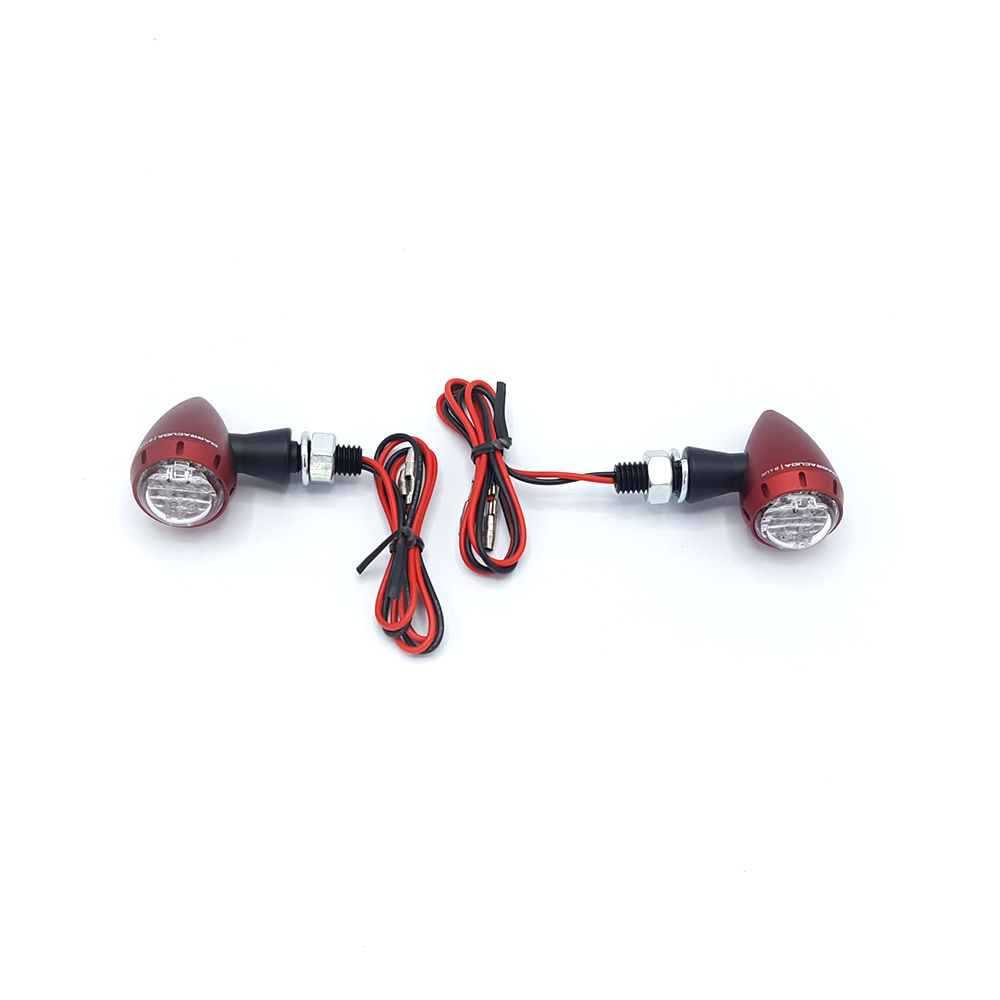 Barracuda flasher light, turn signal S-LED B-LUX red