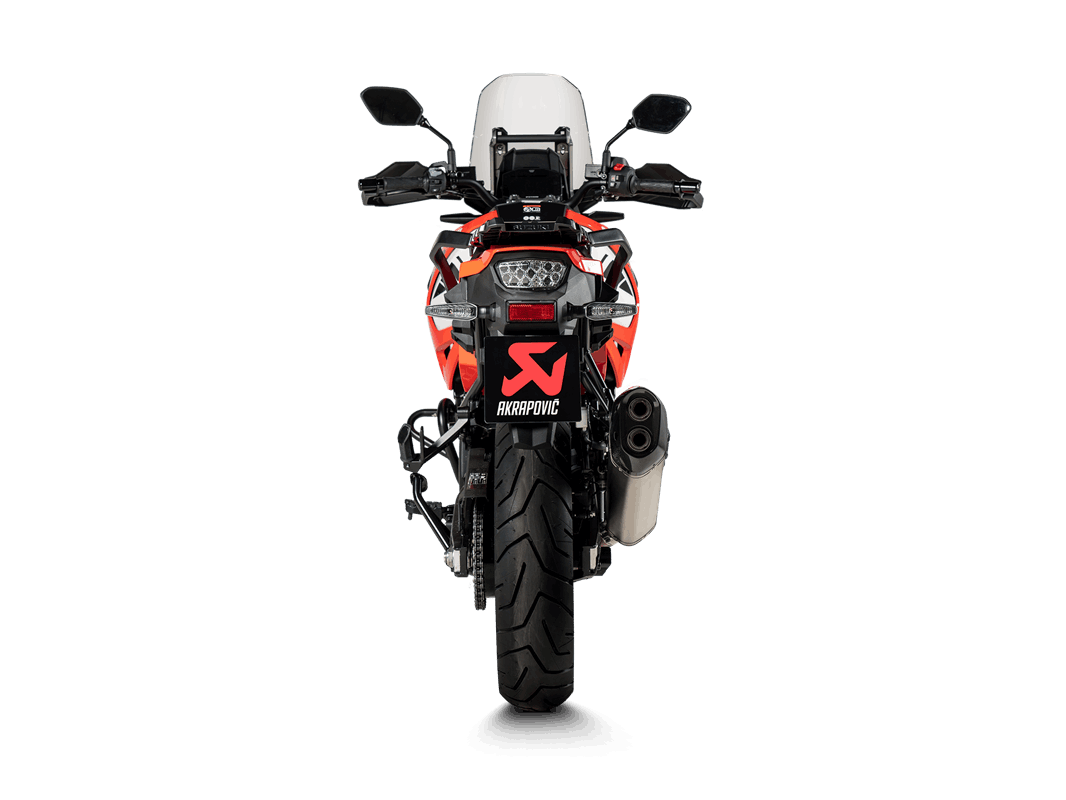 Akrapovic Slip-On Line (Titanium) Exhaust for Suzuki V-Strom 1000 2014-2019 and V-Strom 1050 from 2020-2025