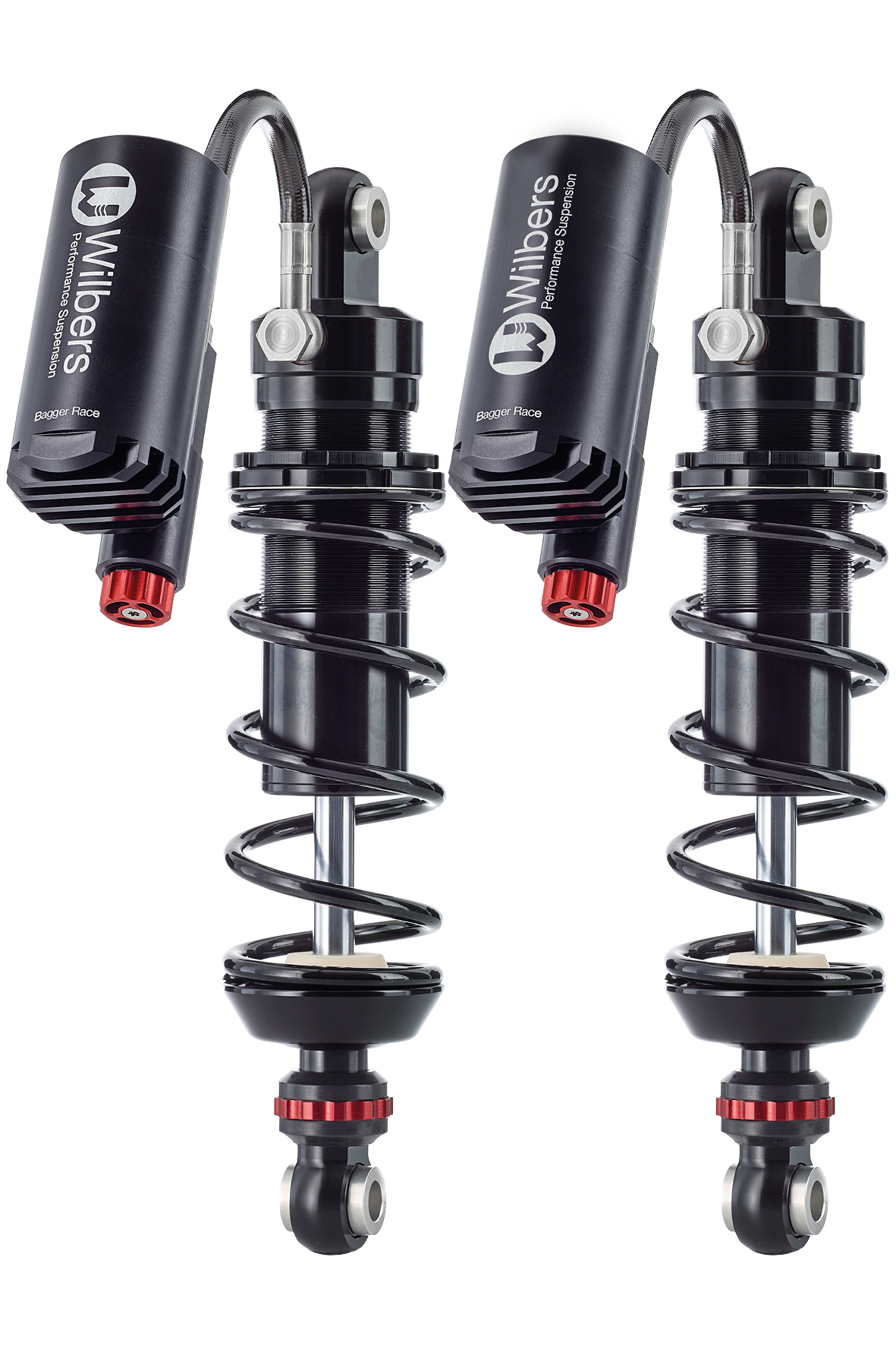 Wilbers shock absorber 641 TS Piggyback for Harley-Davidson FLHX, FLHXS Street Glide, Special, 2014-2016