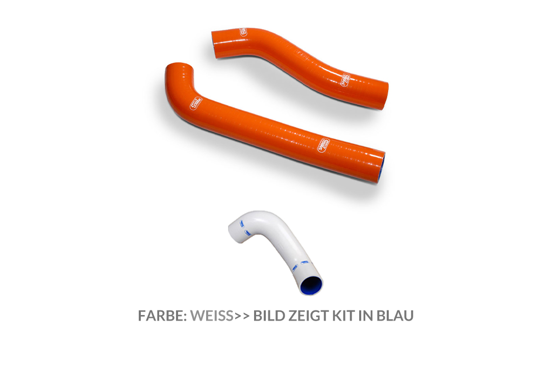 SAMCO SPORT Silicone Hose Kit white for KTM 690 SMC R / 690 Enduro R Model Year 2008-2013