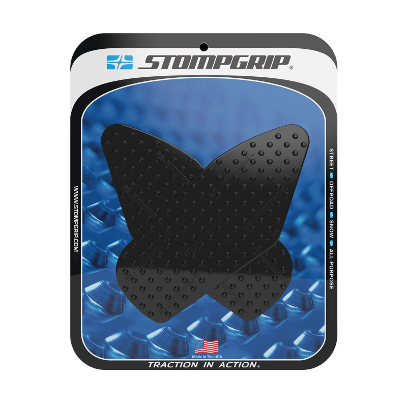 Stompgrip fuel tank Pad, black, Volcano, for Aprilia RS 457 2024-2025