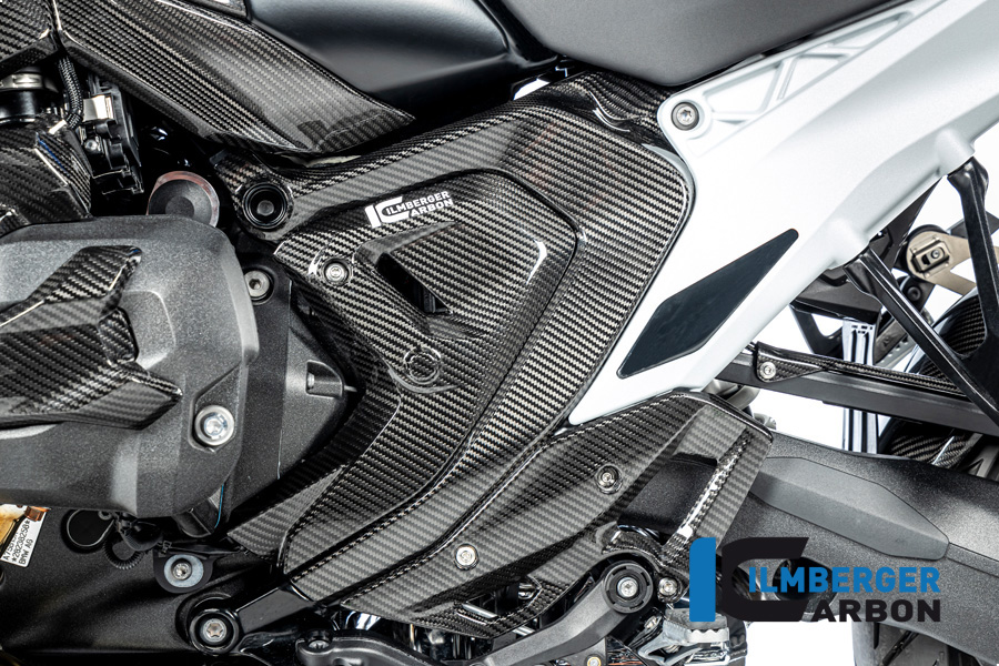 Ilmberger Carbon frame triangle cover left side L/S, glossy, BMW R1300GS 2023-