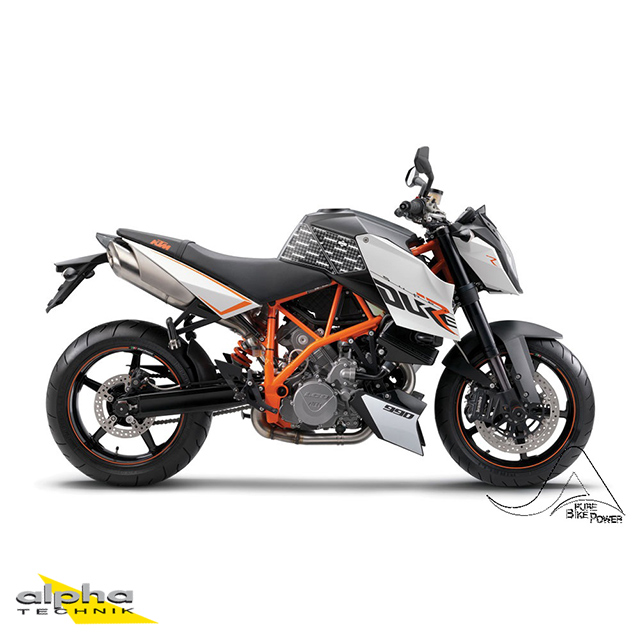 Stompgrip black, Volcano, for KTM 990 Super Duke, 2007-2013