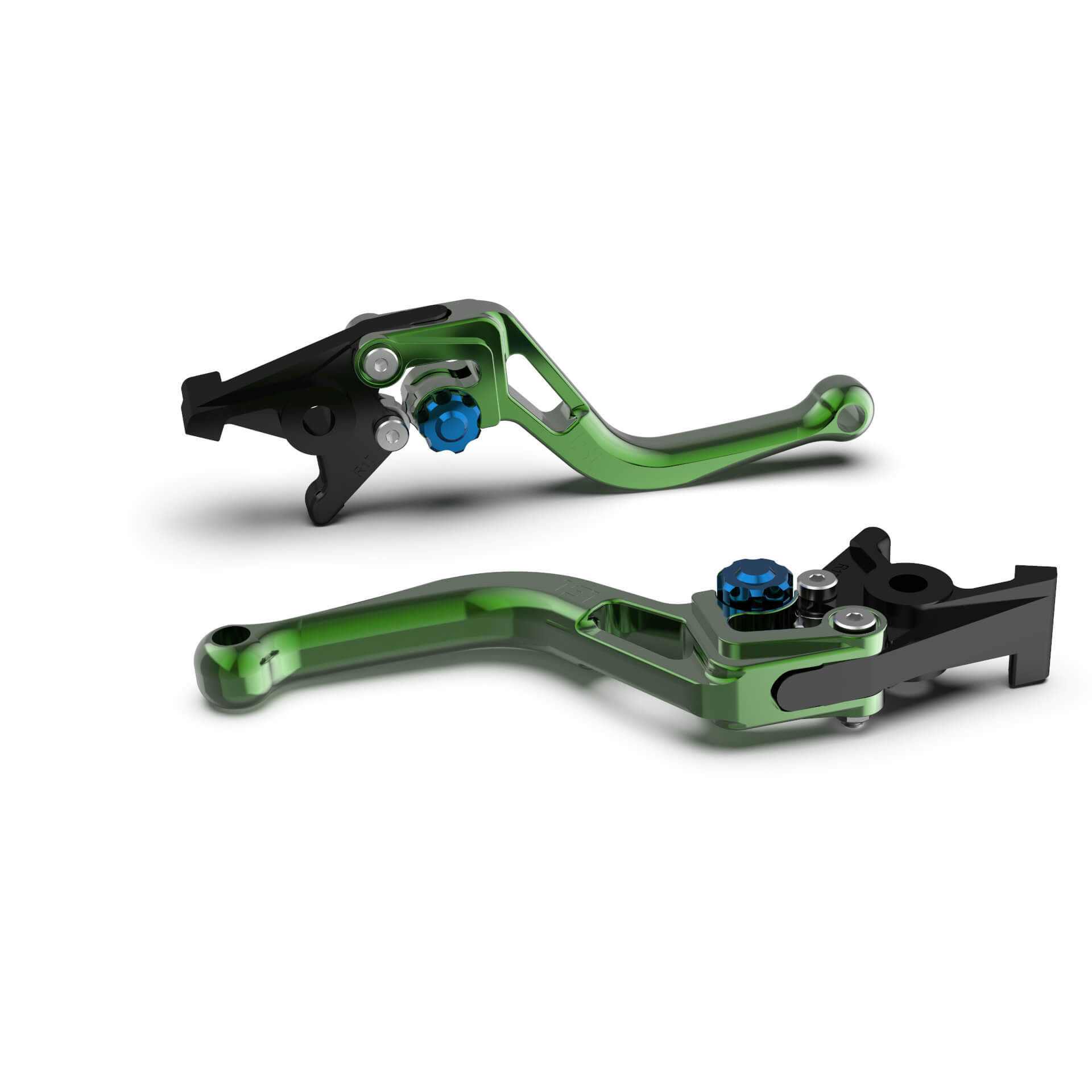 LSL BOW R35R Brake Lever, short, green/blue
