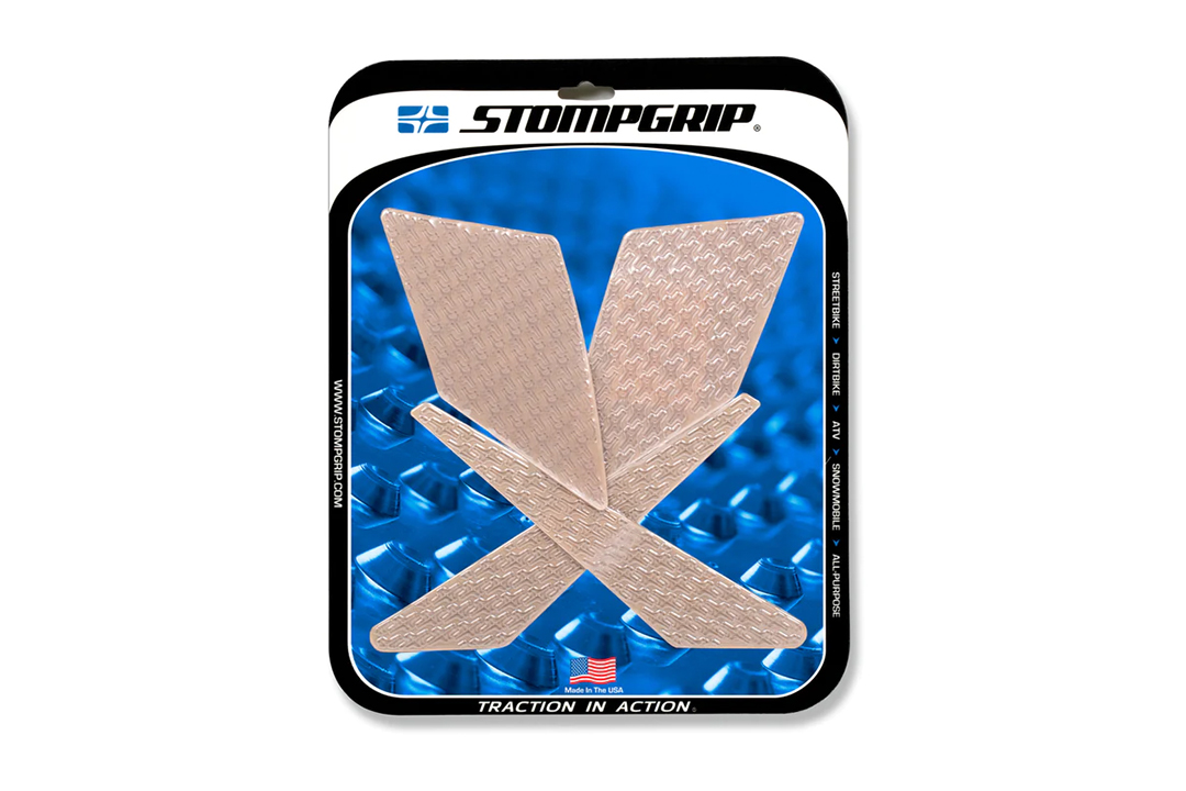 Stompgrip clear, Icon, for Kawasaki KLX250, 2009-2020, KLX300, 2021-2025