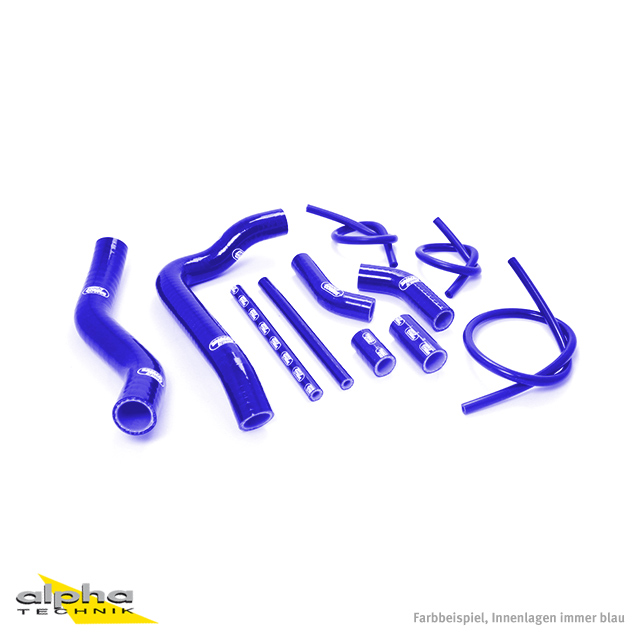 SAMCO SPORT Silicone Hose Kit, blue, for Honda VFR750R Model Year 1988-1993