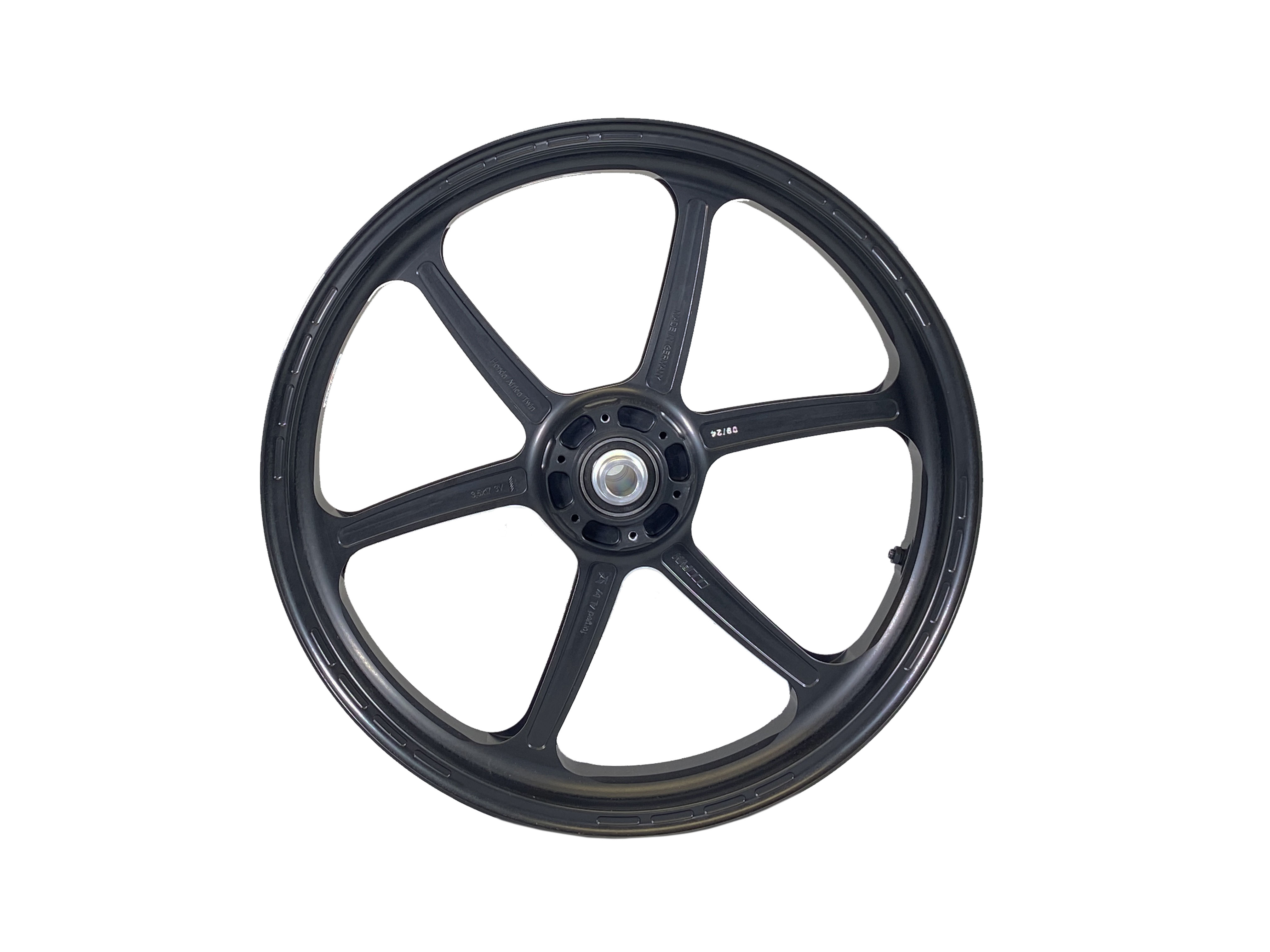 PVM 3V Conversion Kit 17 inch Aluminium Forged Wheels matt black for Honda Africa Twin CRF1100 from 2020-