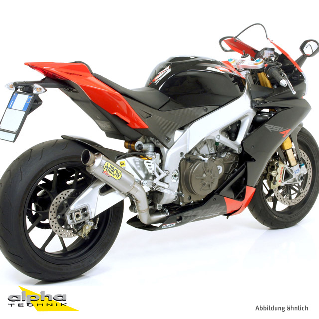 ARROW GP2 Racing Exhaust for Aprilia RSV4 2009- made of Titanium