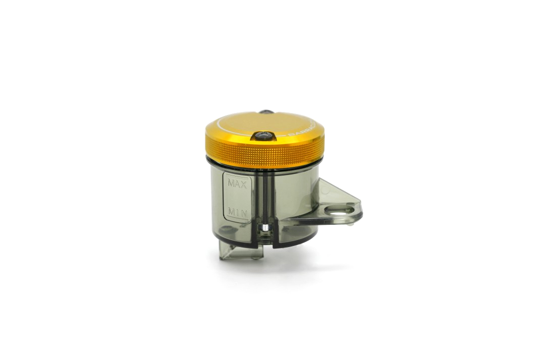 Barracuda Universal balance tank with gold anodised aluminium lid, 50 mm diameter