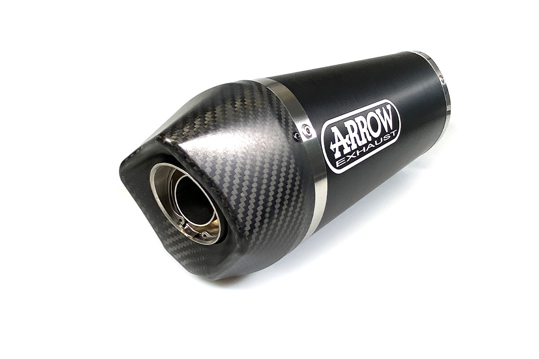 ARROW RACE TECH Exhaust for BMW S1000XR 2015-16 in black aluminium