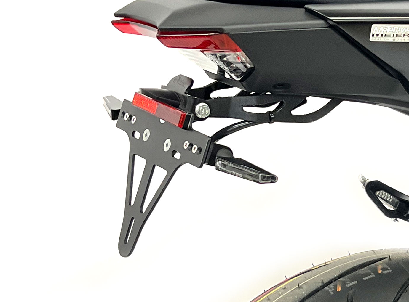 alpha Technik Number Plate Holder for Yamaha MT-09 / MT-09 SP / MT-09 Y-AMT, from model year 2024-, Type: RN87 / RN88