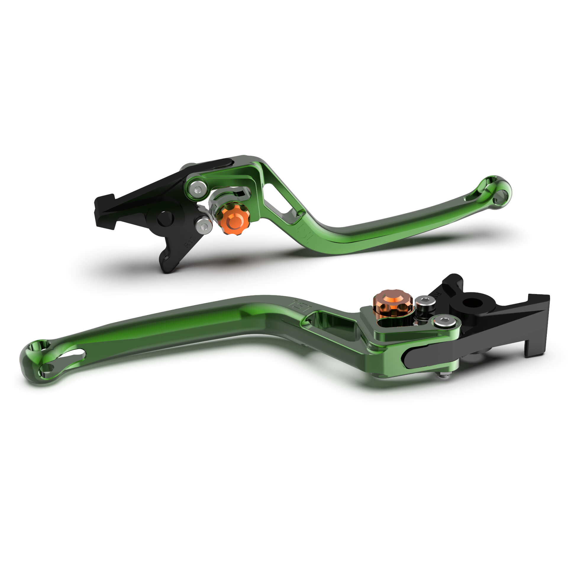 LSL BOW R48R Brake Lever, Green/Orange
