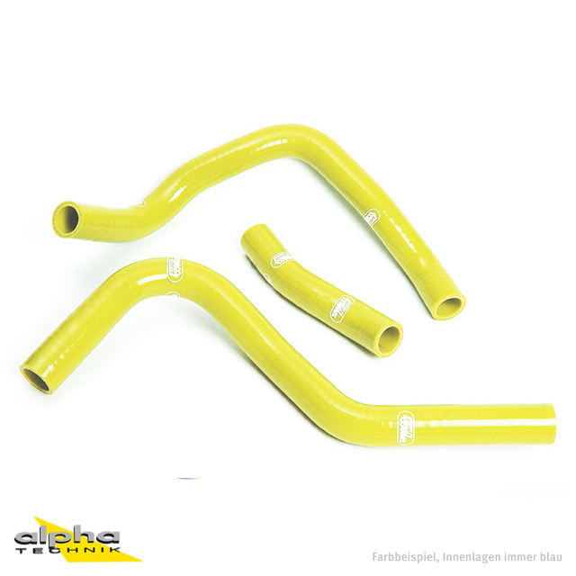 SAMCO SPORT Silicone Hose Kit yellow for Suzuki GSXR1000 Model Year 2001-2004
