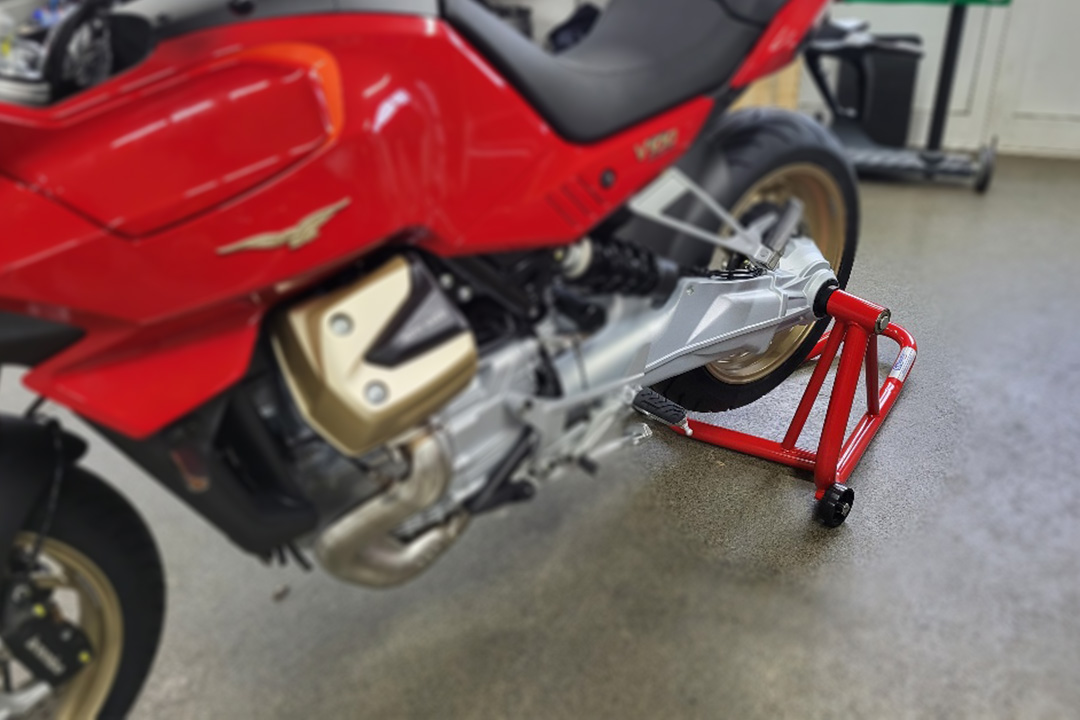 rear Paddock Stand for BMW K Models and Moto Guzzi V100 Mandello