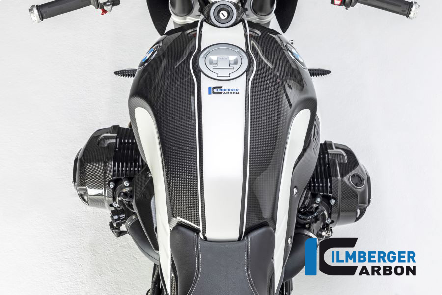 Ilmberger Carbon cover for the frame rear right side R/S, glossy, BMW R nineT 2014-2017, R nineT Racer, Scrambler, Urban GS 2016-