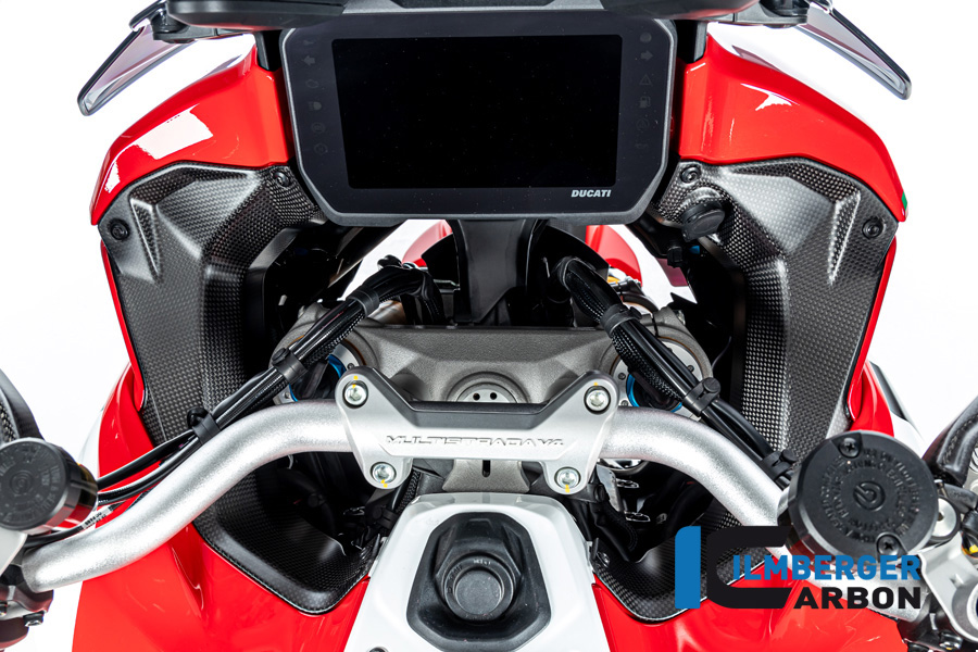 Ilmberger Carbon left side L/S Cover next to the Cockpit, Matt, Ducati Multistrada V4 2020-