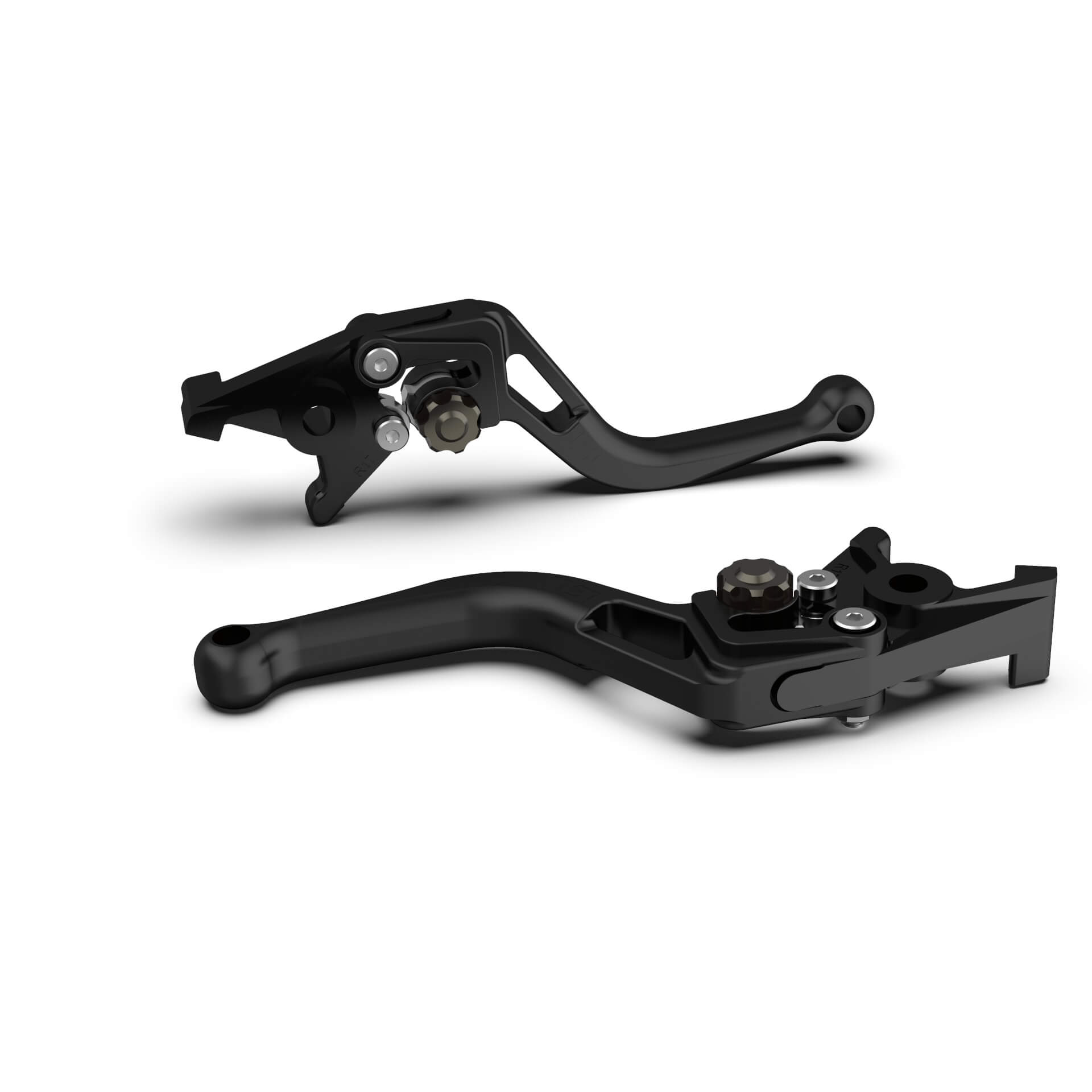 LSL clutch lever BOW L67R, short, black bead-blasted/anthracite