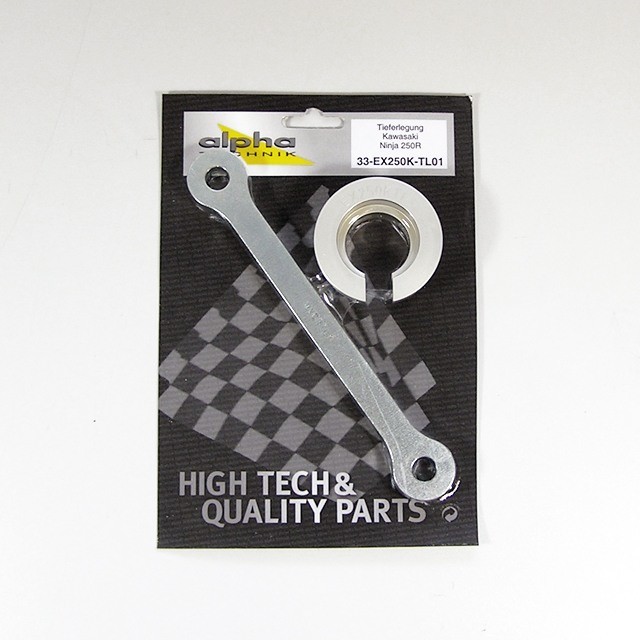 alpha Technik Lowering Kit 33mm for Kawasaki Ninja 250R; Type EX250K; Model Year 2008-