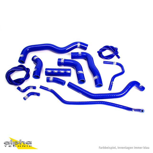SAMCO SPORT Silicone Hose Kit blue for Yamaha YZF600R6 model year 2003-2005