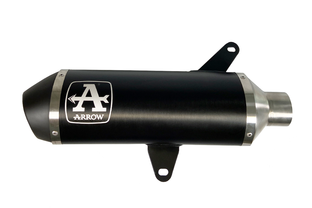 ARROW DARK URBAN Exhaust for Honda SH300i 2016-2020, Black Aluminium