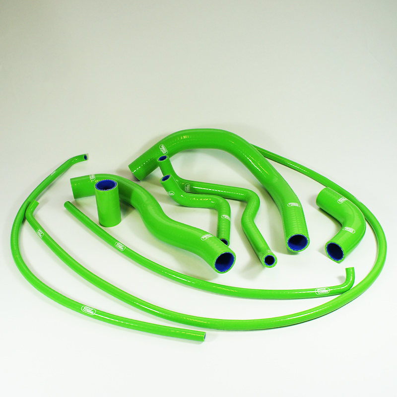 SAMCO SPORT Silicone Hose Kit green for Kawasaki Z1000 R Model Year 2014-2019