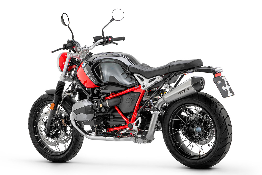 ARROW X-KONE NiChrome Exhaust for BMW R nineT Scrambler from model year 2021-