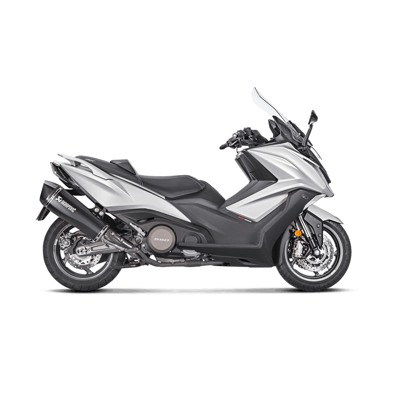Akrapovic Slip-On Line (SS) Exhaust for Kymco AK 550 Model Year 2017-2020