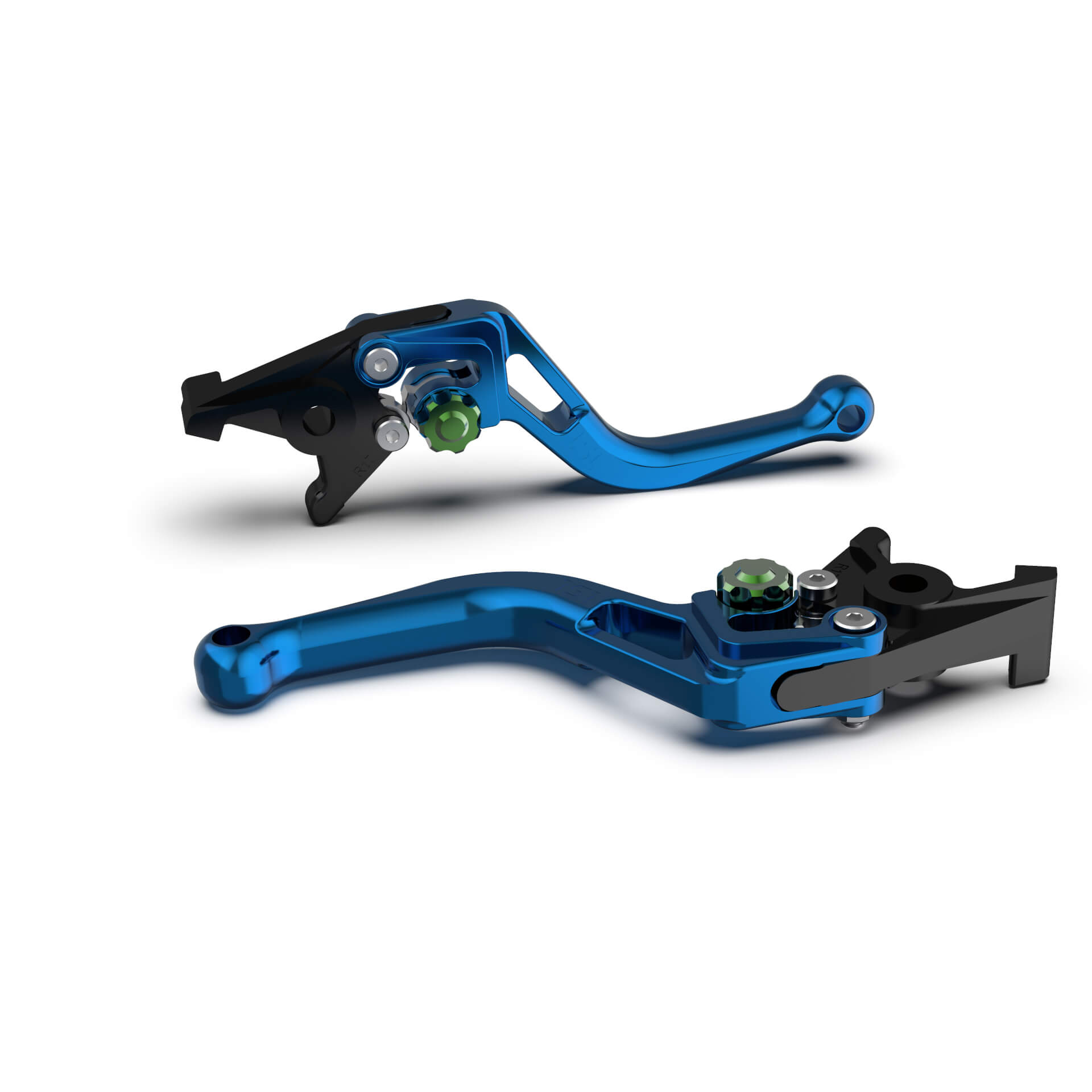 LSL clutch lever BOW L19, short, blue/green