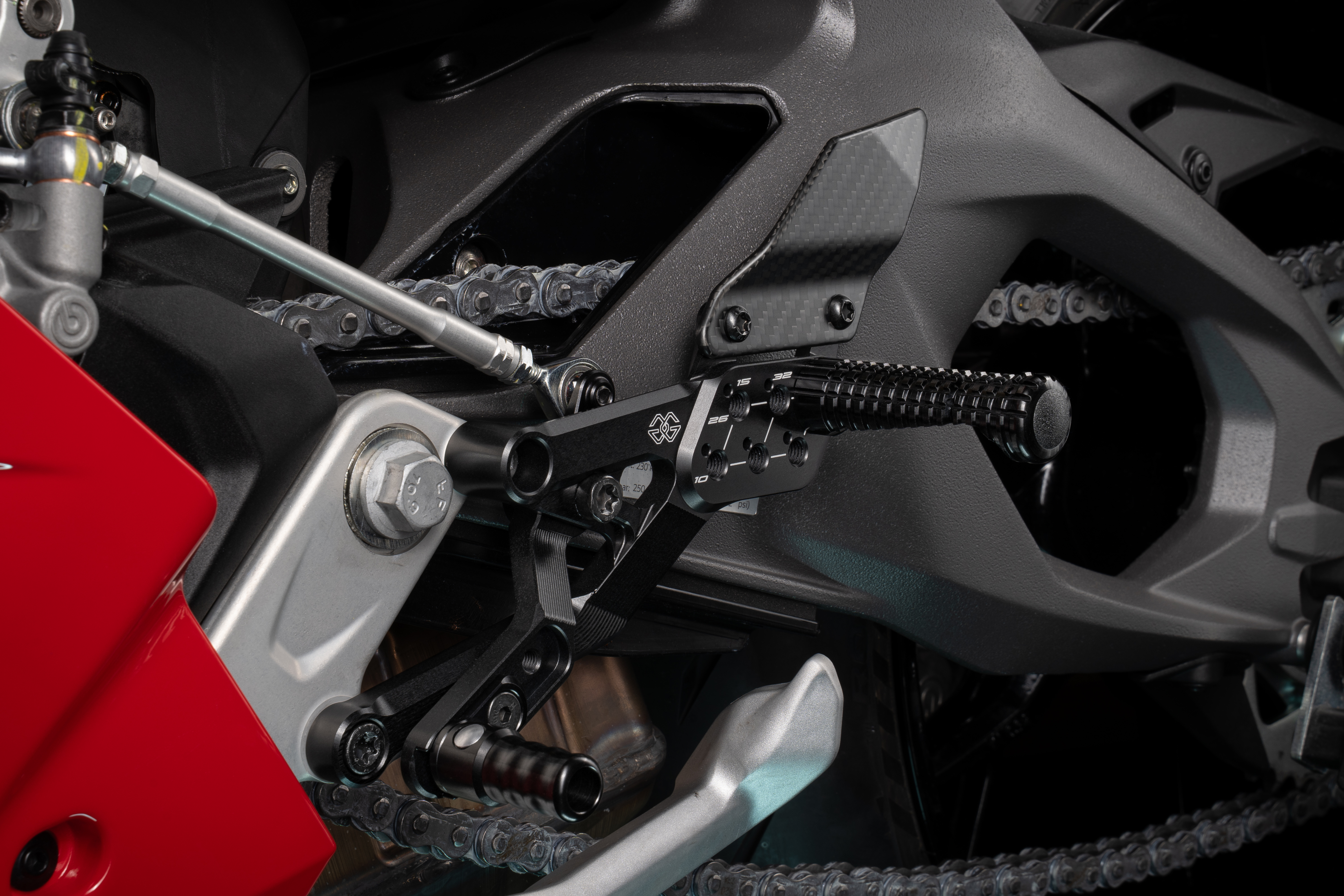 GILLES FXR footrest Ducati Panigale V2, 2025-
