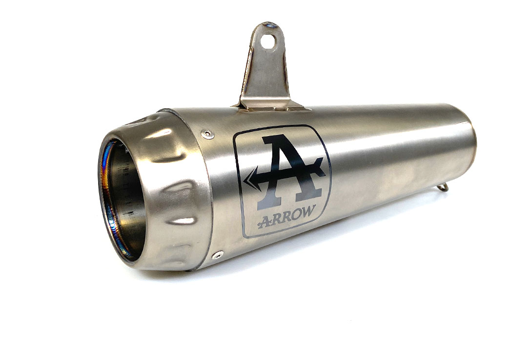ARROW Exhaust System COMPETITION HALF SYSTEM for Yamaha YZF-R1 2017-, Titanium and Stainless Steel