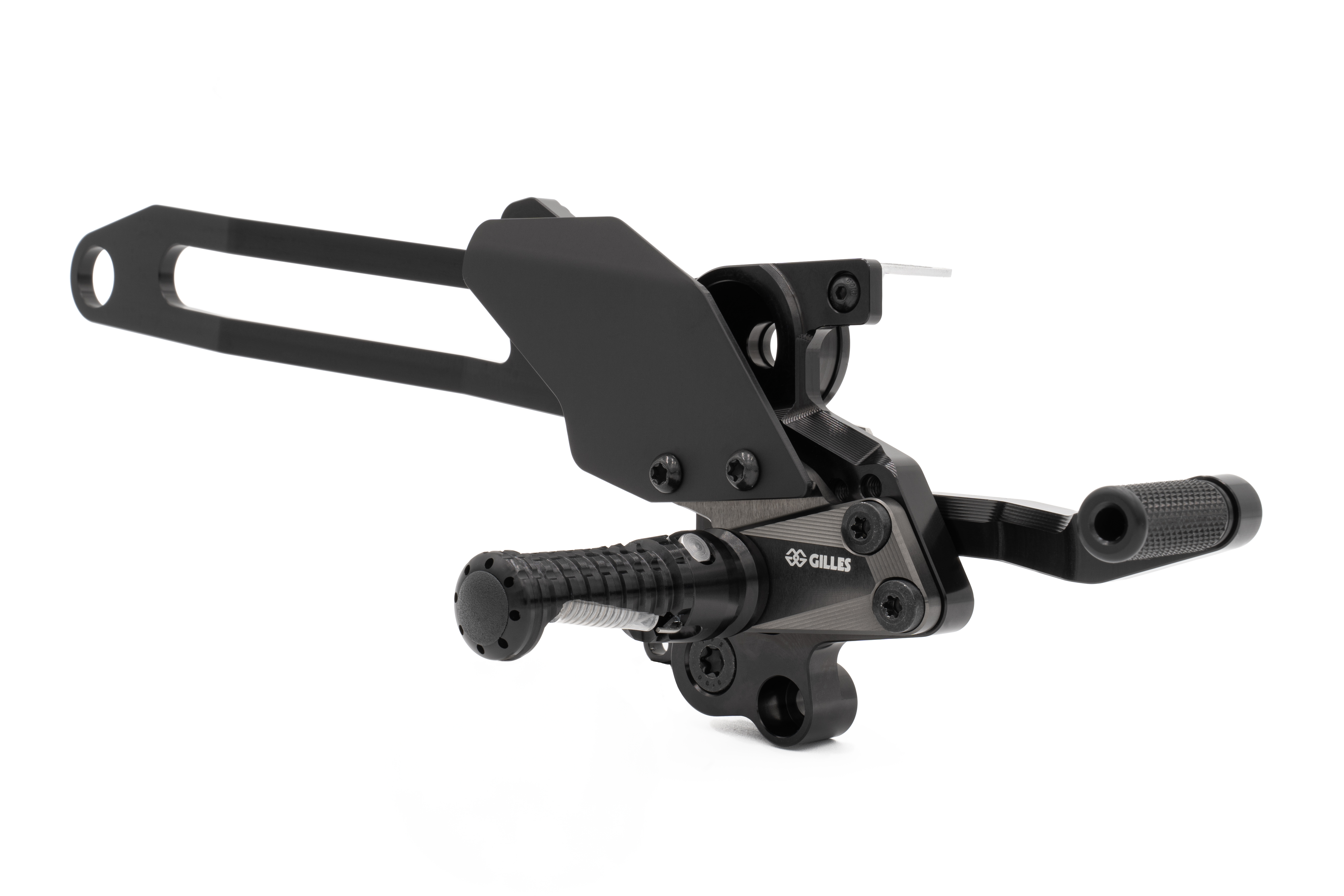 GILLES AS31GT3 footrest rearset, black, for Honda MSX125 Grom 2022-