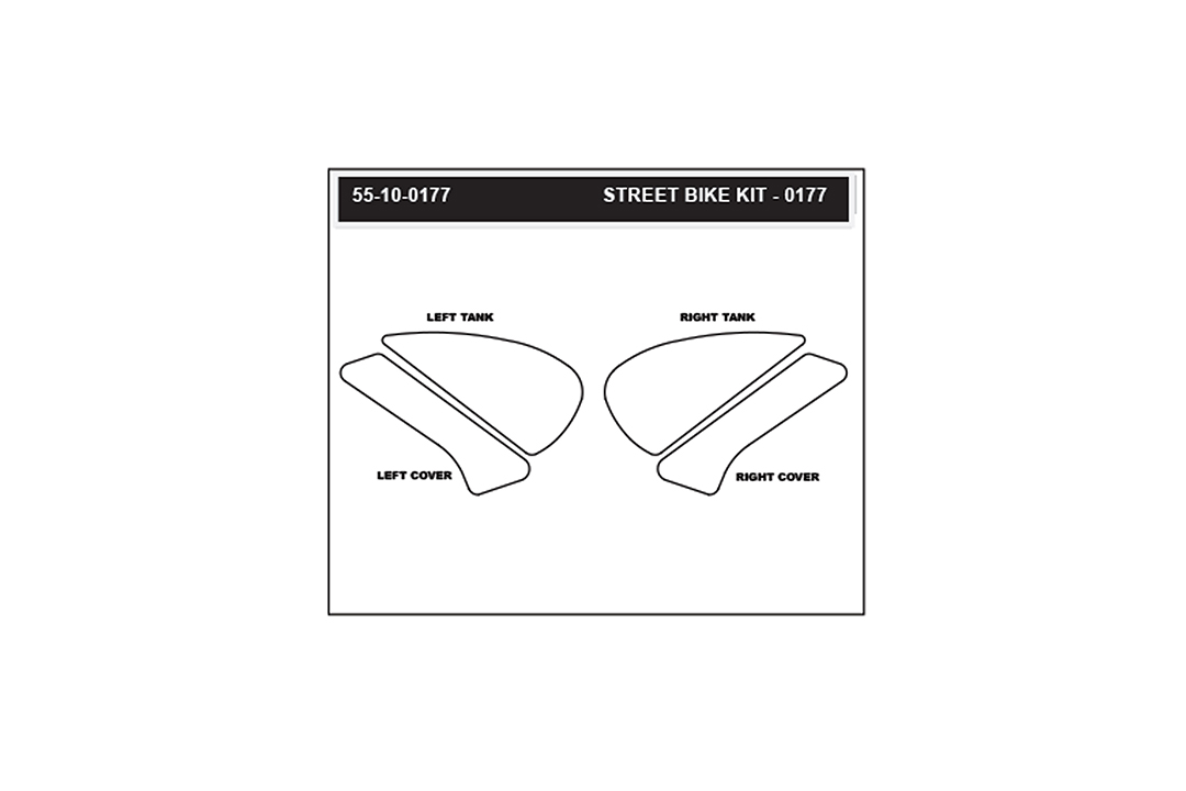 Stompgrip Traction Pads clear, for Honda CBR1000RR-R Fireblade, 2020-2025