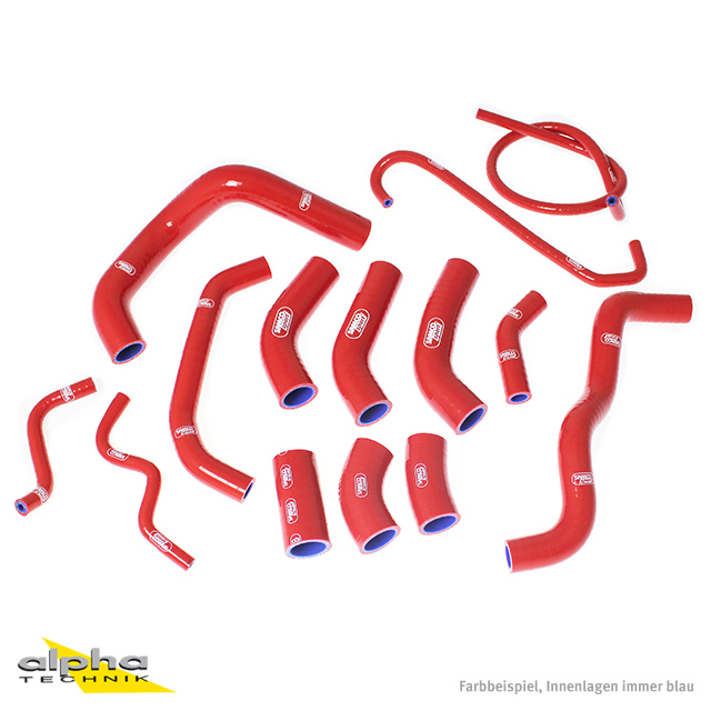 SAMCO SPORT Red Silicone Hose Kit for Honda CBR1000RR Model Year 2006-2007