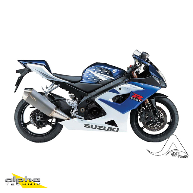 Stompgrip clear, Volcano, for Suzuki GSX-R 1000, 2005-2006