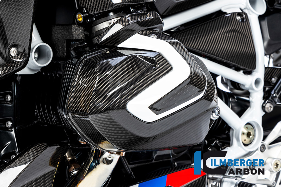 Ilmberger Carbon Spark Plug Cover left side L/S Carbon for BMW R1250GS R1250R R1250RS from 2019-