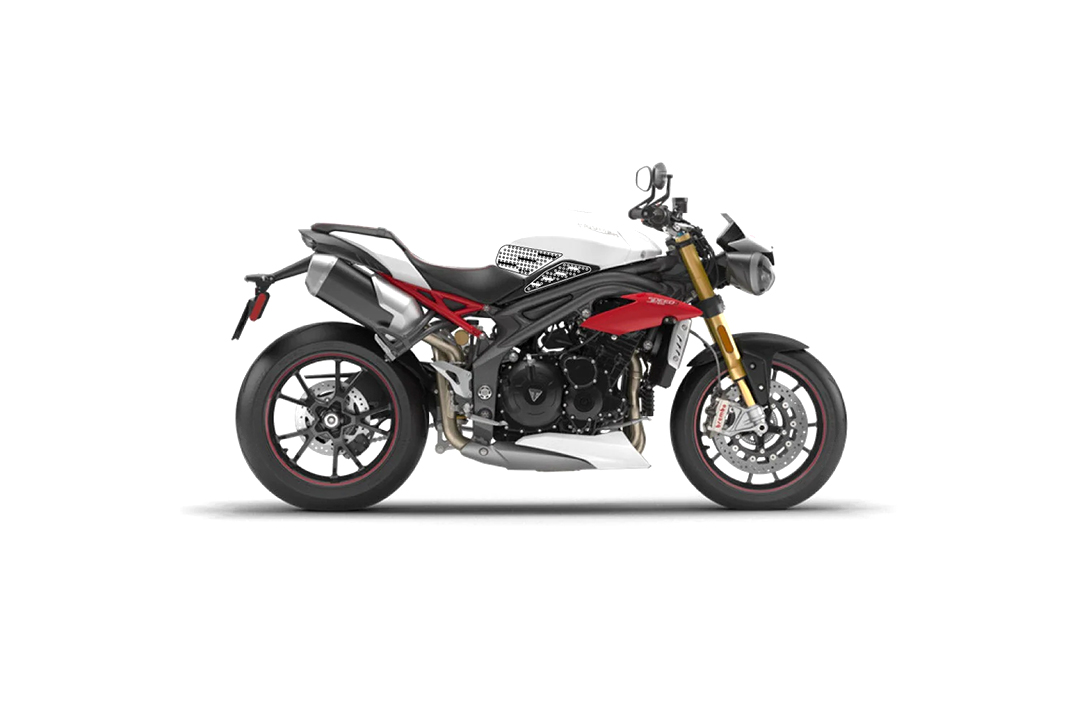 Stompgrip black, Volcano, for Triumph Speed Triple 1050 2016-2020