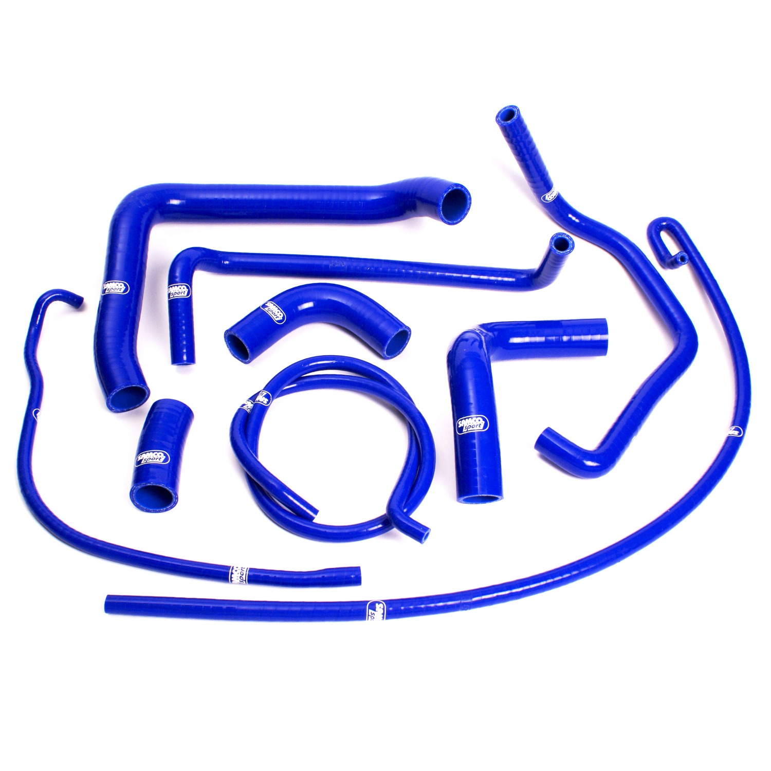 SAMCO SPORT Silicone Hose Kit blue for Kawasaki ZX12R Model Year 2000-2006