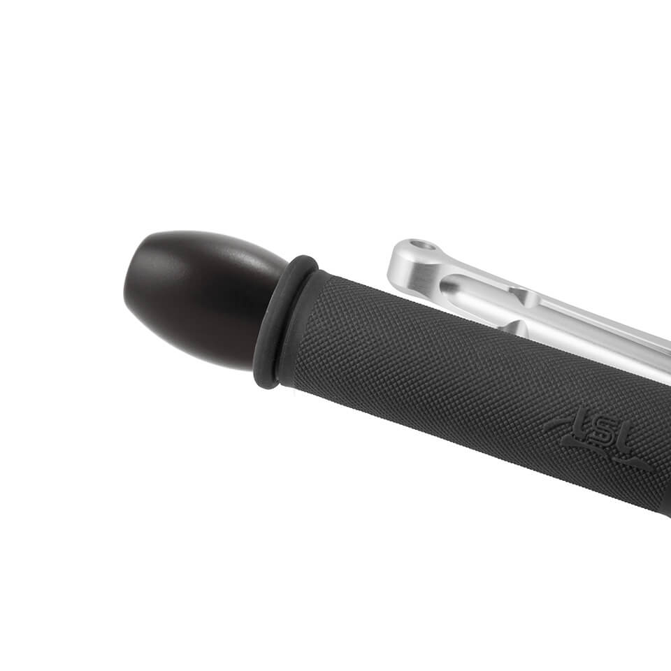 LSL handlebar weights, elliptical, steel, for 14/18 mm inner diameter, matt black