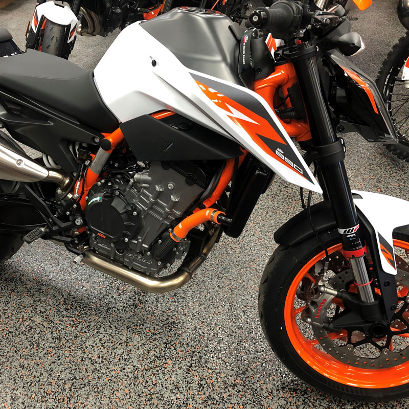 SAMCO SPORT Silicone Hose Kit Orange for KTM 890 Duke R Model Year 2020-2024