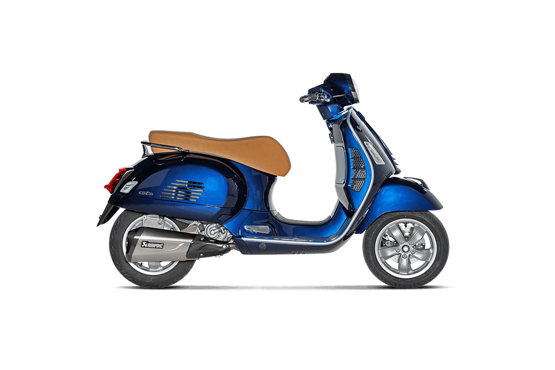 Akrapovic Slip-On Line (SS) silencer for Vespa GTS 300 / Sei Giorni 300 II / HPE 2021-