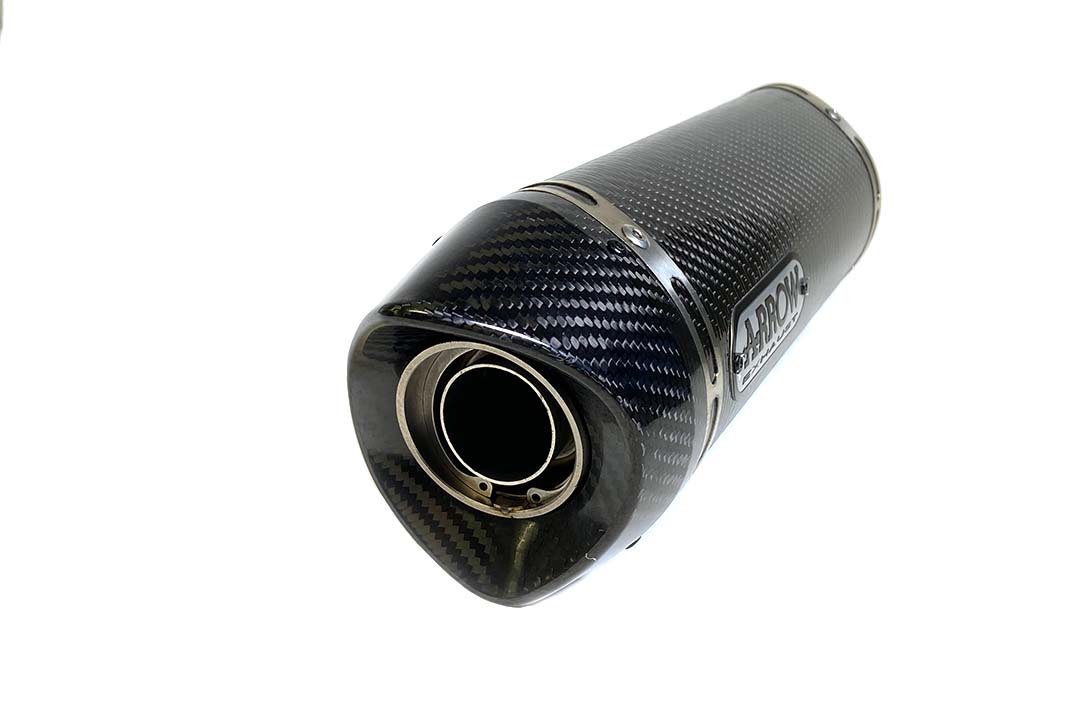 ARROW THUNDER Exhaust for Yamaha MT07 / Tracer 700 2014-2020, Carbon (Only with ARROW Header)