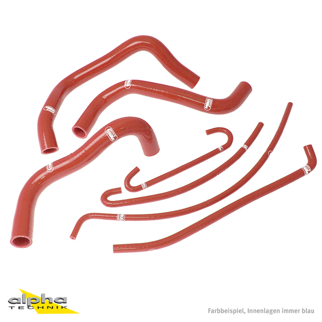 SAMCO SPORT Red Silicone Hose Kit for Suzuki GSXR1000 Model Year 2009-2016