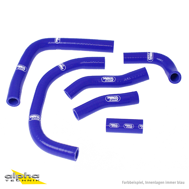 SAMCO SPORT Silicone Hose Kit blue for Honda NSR400R Model Year 1985-1989