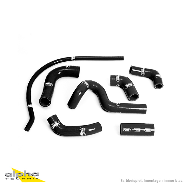 SAMCO SPORT Silicone Hose Kit, Black, for Ducati 749R 999R S Model Year 2004-2007