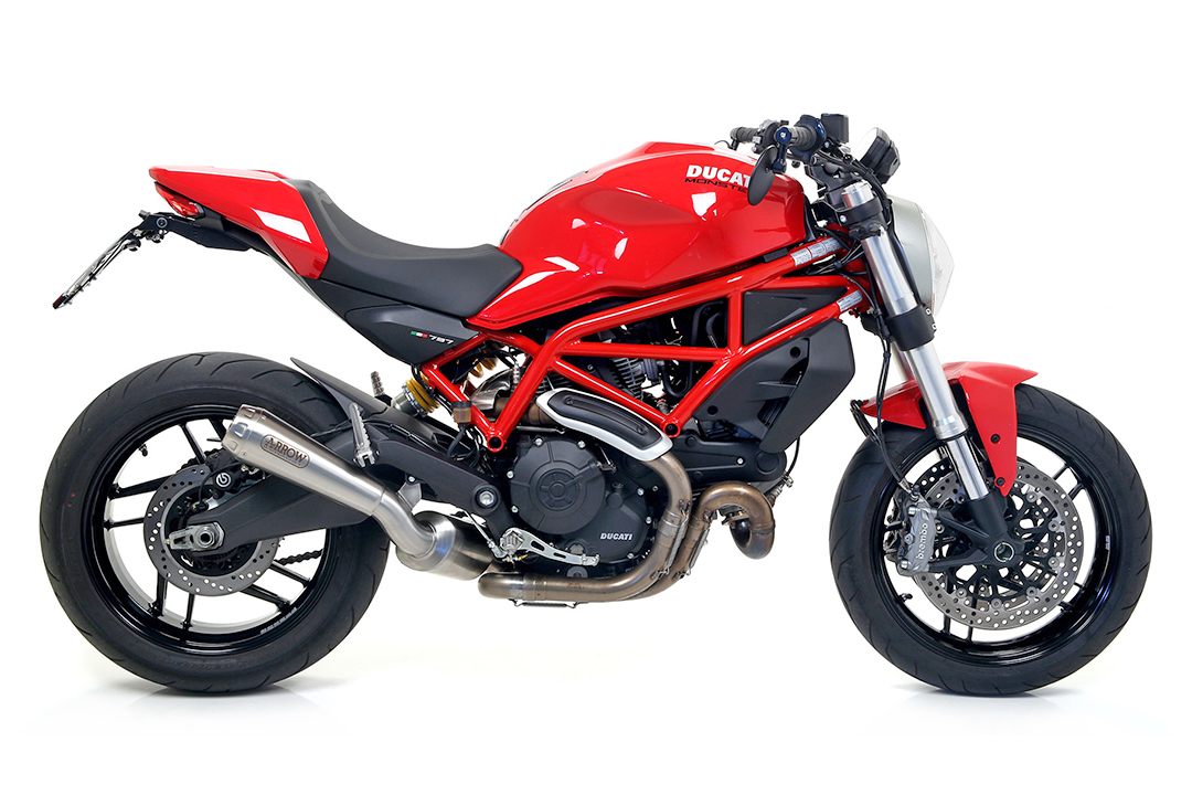 ARROW PRO-RACE Exhaust for Ducati Scrambler 800 2017-, Stainless Steel
